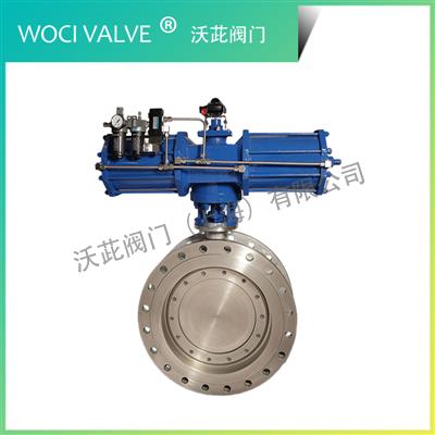 D643H 气动三偏心硬密封蝶阀